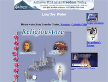 Tablet Screenshot of lourdes-water.org